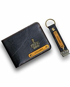 Customised Wallet and Keychain Combo